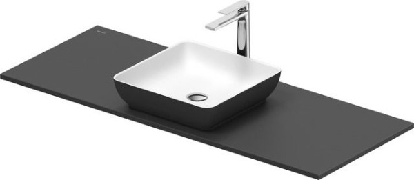 Duravit Sivida SET, Aufsatzbecken q.400 B.Aussen: dunkelgrau matt