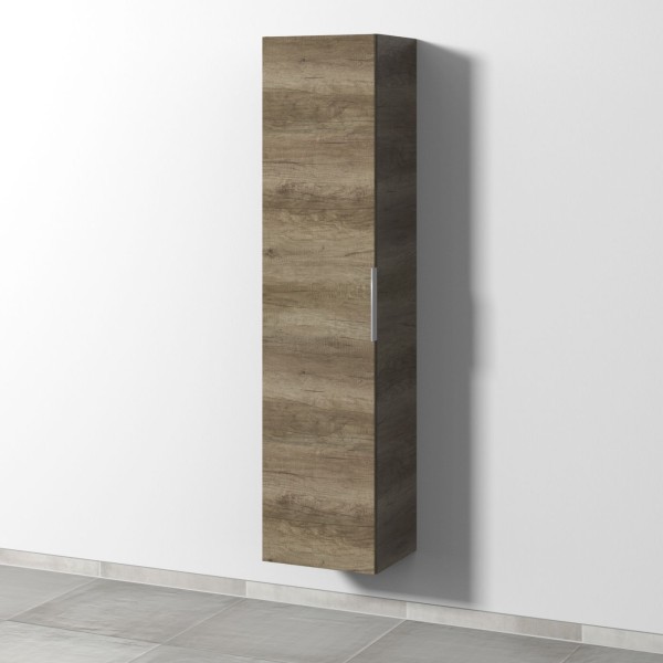 Sanipa 3way Hochschrank mit 1 Tür, Eiche-Nebraska
