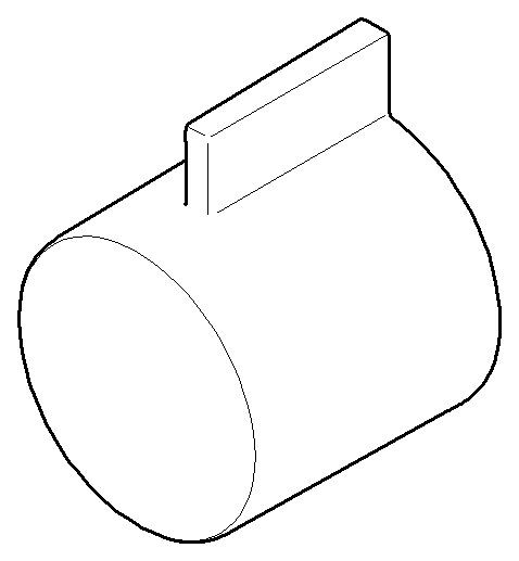 Dornbracht Griff für Thermostat Ersatzteile 092067006 41 x 40 x 53 mm Dark Platinum gebürstet