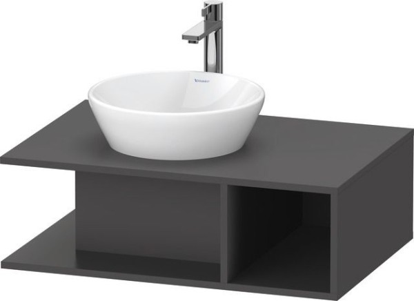 Duravit D-Neo Konsolenwaschtischunterbau wandhängend Graphit Matt 800x550x260 mm - DE492804949