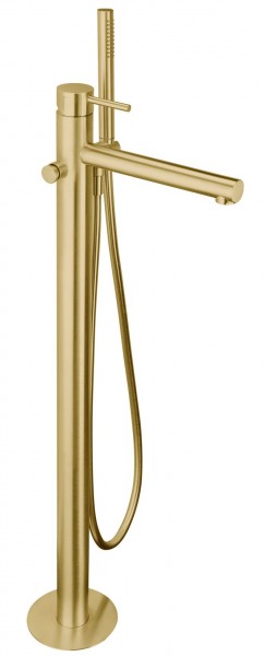 Herzbach Design iX Standarmatur Wanne Farbset Edelstahl Brass , 21.132055.2.41