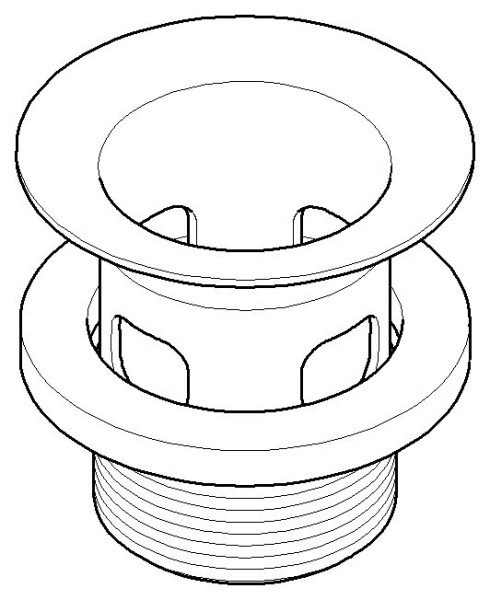 Dornbracht Kelch Ersatzteile 90110102600 D. 93 x 65 mm Platin gebürstet
