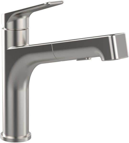 Villeroy & Boch Küchenarmatur Junis Sky Shower 225x650mm aus Edelstahl Edelstahl massiv, 928200LC