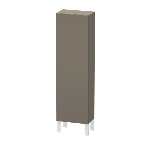Duravit L-Cube Halbhochschrank Flanell Grau Seidenmatt 400x243x1320 mm - LC1168R9090