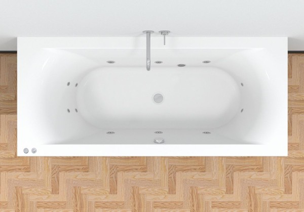 Riho Whirlpool Badewanne Lima 180x80 EASYPOOL 3.1 mechanisch