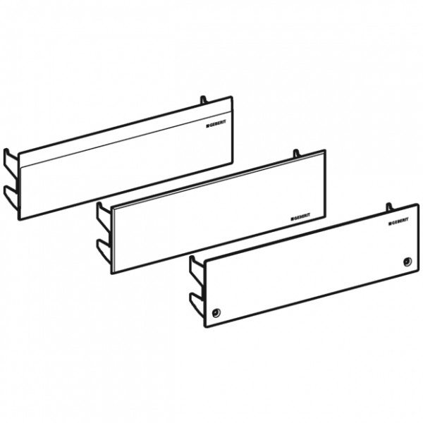 Geberit Abdeckung zu Duschelement weiß-alpin, 242990111