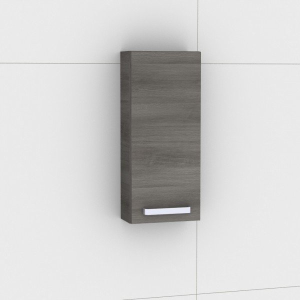 Artiqua 400 Wandschrank, Graphit Struktur quer, 400-OST-1-30-R-17-7070-401