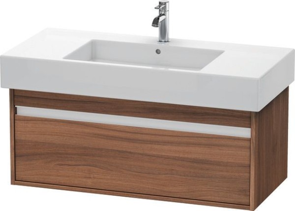Duravit Ketho Waschtischunterbau wandhängend Nussbaum Matt 1000x455x410 mm - KT669107979