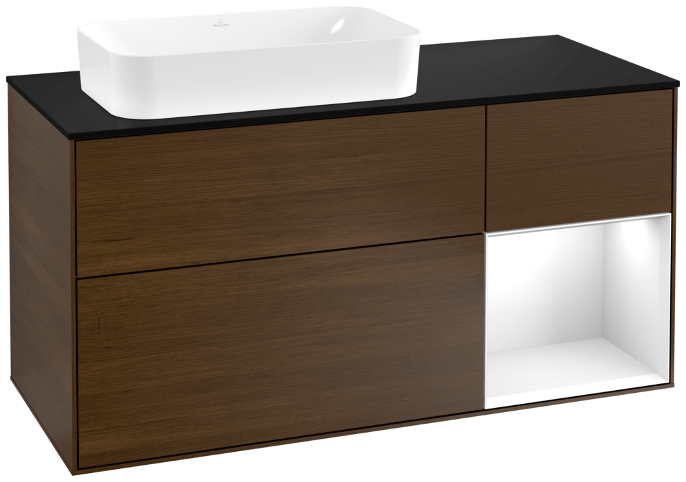 Villeroy & Boch Waschtischunterschrank Finion F28 1200x603x501mm WT links, F282GFGN F282GFGN
