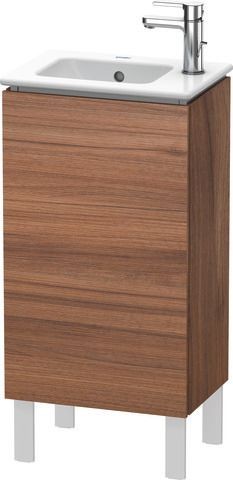 Duravit L-Cube Waschtischunterbau bodenstehend Nussbaum Matt 420x294x704 mm - LC6273L7979