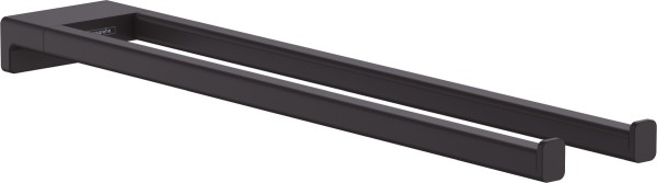 Hansgrohe Handtuchhalter AddStoris zweiarmig mattschwarz, 41770670