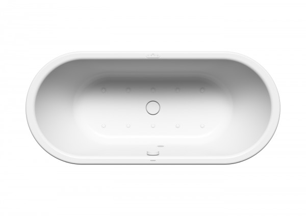 Kaldewei Badewanne CENTRO Mod.128-1 SOUL, 1800 x 800, alpin,re,int. Einl.,Sicht. chrom
