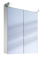 Schneider Spiegelschrank Schneider Spiegelschrank Faceline 60/2/FL, 1x24W+1x14W 600x750x120 alueloxiert, 152.061.02.50