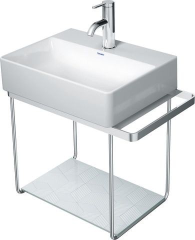 Duravit DuraSquare Metallkonsole Chrom Poliert 516x333x400 mm - 0031101000