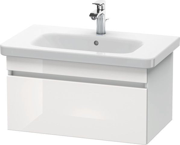Duravit DuraStyle Waschtischunterbau wandhängend Weiß Hochglanz & Matt 730x448x398 mm - DS638102218