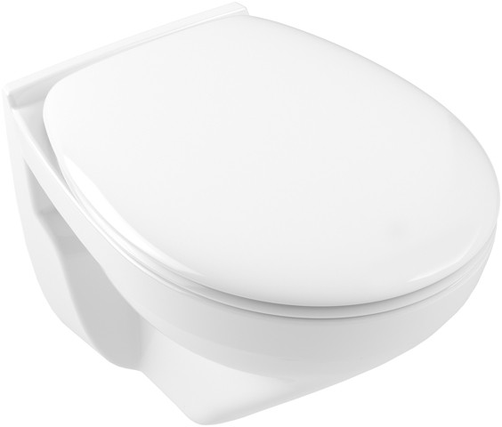Villeroy & Boch Tiefspül-WC Compact spülrandlos Saval 2.0 360x490mm wandhängend Weiss Alpin