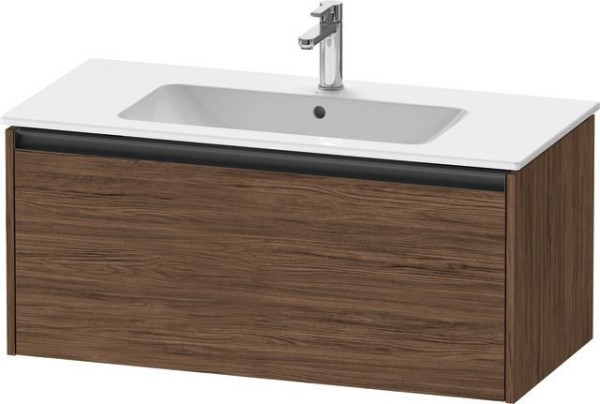 Duravit Ketho.2 Waschtischunterbau wandhängend Nussbaum dunkel Matt 1010x480x440 mm - K2506402121000