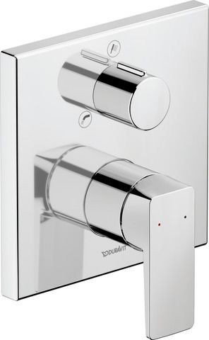 Duravit Manhattan Einhebel-Wannenmischer Unterputz Chrom Hochglanz 150x82x173 mm - MH5210012010