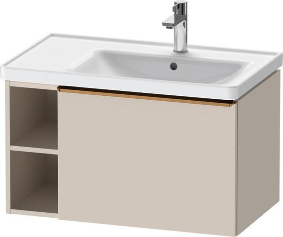 Duravit D-Neo Waschtischunterbau wandhängend Taupe Matt 784x452x440 mm - DE4257004910000