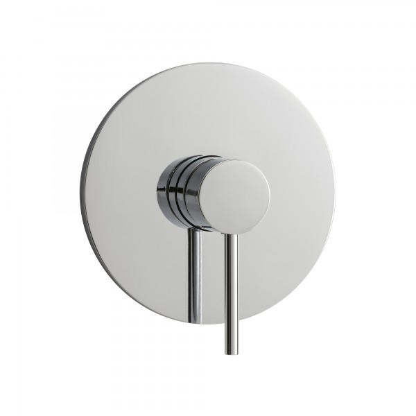 Herzbach deep Unterputz Brausebatterie plus chrom, Chrom, 18.210550.1.01