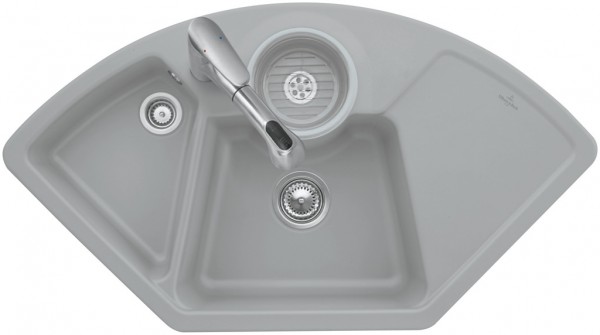 Villeroy & Boch Solo Eck Eckspüle 670801 1075x600mm, 670801FU