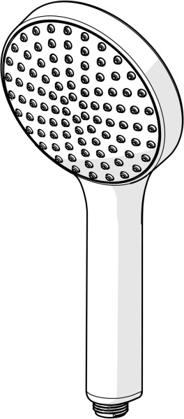 Hansa Handbrause Hansaactivejet 8431 0100 1-strahlig grau/chrom, 84310100