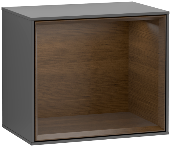 Villeroy & Boch Regalmodul Finion G580 418x356x270mm mit Wandbeleuchtung, G580GNGK