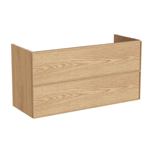 VitrA New Metropole Edge Waschtischunterschrank mit 2 Vollauszügen 118 x 46 x 60 cm (BxTxH),67357