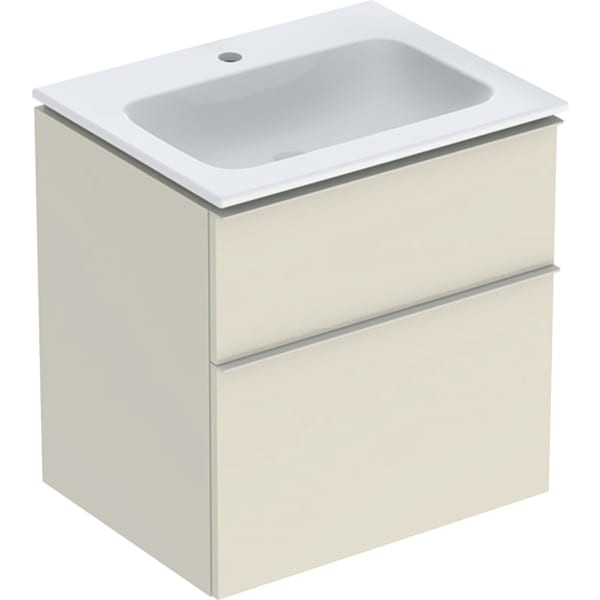 Geberit iCon Set Möbel-Waschtisch mit Unterschrank, 2 Schubladen