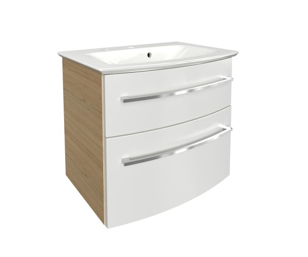 Fackelmann B.style Set Waschtisch 632x546x460 SaEi/weiß, 84402