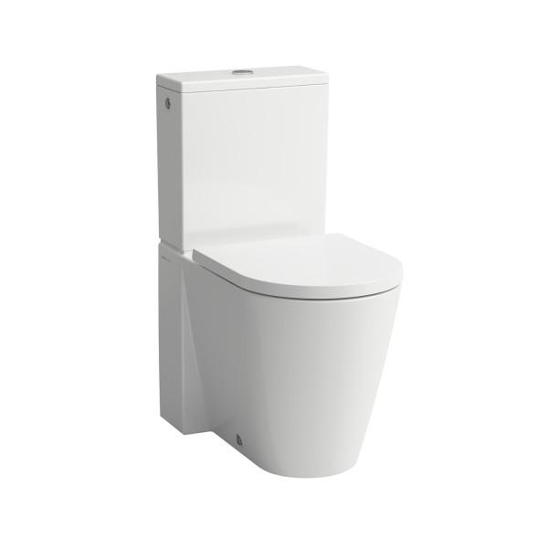 LAUFEN Stand-WC für Kombination Kartell · LAUFEN weiß Tiefspüler spülrandlos 8.2433.7.000.000.1