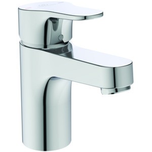 Ideal Standard Waschtischarmatur H80 Cerabase o.Ablaufgarnitur Ausladung 106mm Chrom, BC827AA