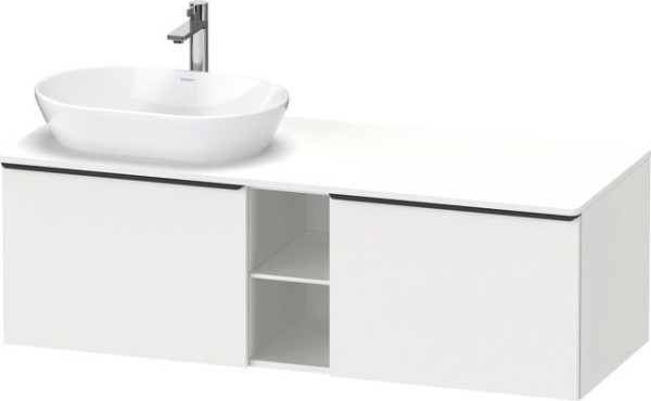 Duravit D-Neo Konsolenwaschtischunterbau wandhängend Weiß Matt 1400x550x459 mm - DE4950LBD180000