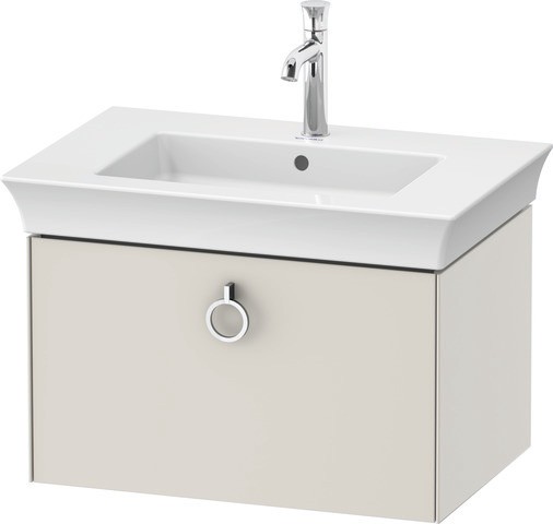 Duravit White Tulip Waschtischunterbau wandhängend Nordic Weiß Seidenmatt 684x458x410 mm - WT4251039