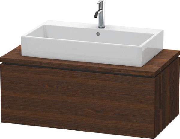 Duravit L-Cube Konsolenwaschtischunterbau wandhängend Nussbaum gebürstet Matt 1020x547x400 mm - LC58