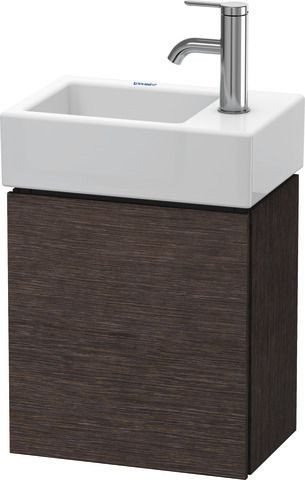 Duravit L-Cube Waschtischunterbau wandhängend Eiche dunkel gebürstet Matt 364x241x400 mm - LC6293L72