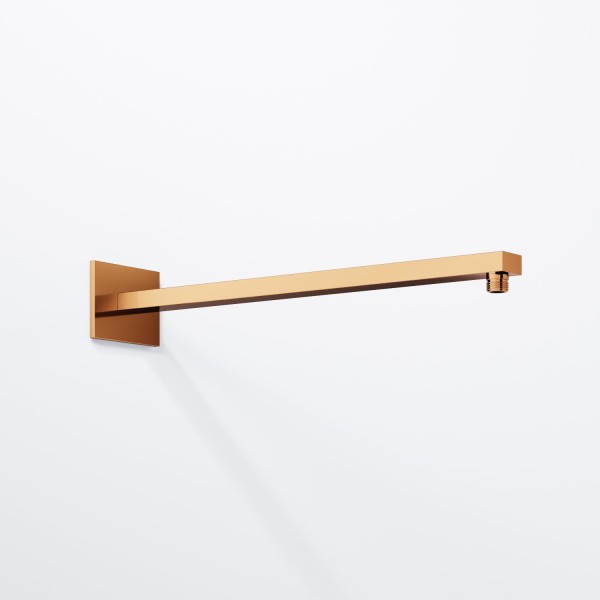 Steinberg Serie 120 Brausearm - Wandmontage 400mm, mit verstärkter Wandhalterung , Rose Gold zu 120