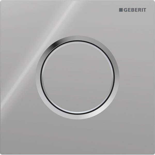 Geberit HyTouch Abdeckplatte Sigma01 für Urinal-Steuerung pneumatisch hochglanz-verchromt