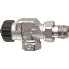 Thermost.-Axial-Ventilunterteil HEIMEIER 2225 1/2", o.Voreinstellung, vernickelt