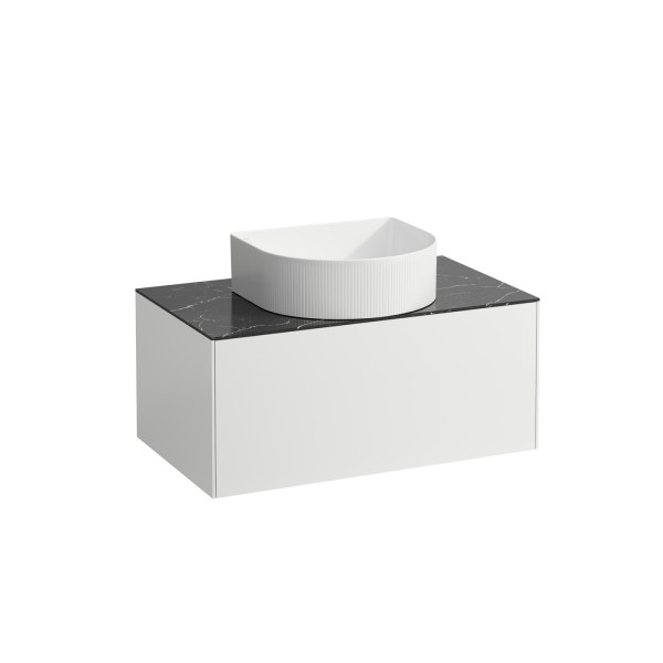 LAUFEN Waschtischunterschrank Sonar 457x777x341 Aus mi 1Schubl, H812340/1/2/3 weiss matt? m.