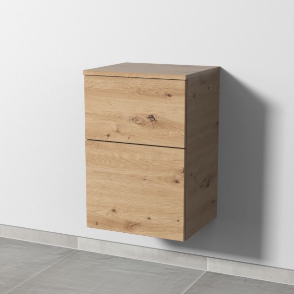 Sanipa 3way Unterschrank mit 2 Auszügen, Eiche Natural-Touch, SM14485