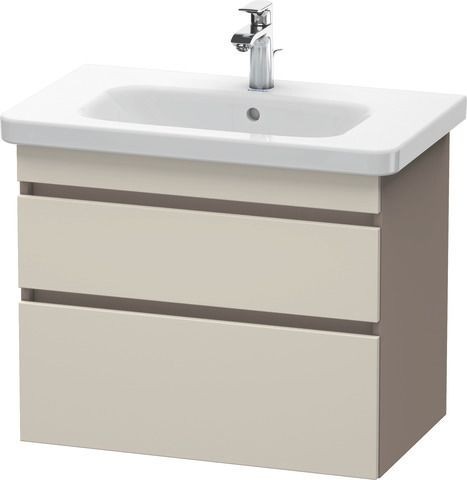 Duravit DuraStyle Waschtischunterbau wandhängend Taupe & Basalt Matt 730x448x610 mm - DS648109143