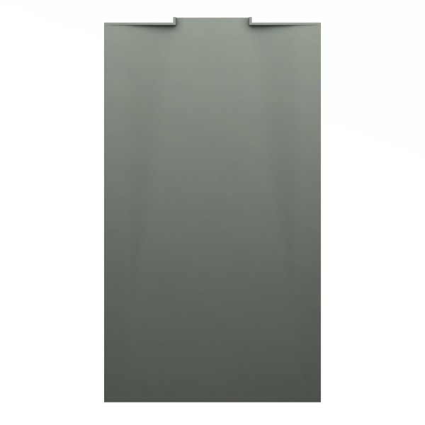 Laufen Duschwanne NIA 800x1400x34 Marbond mit Wandablauf betongrau, H2100340790001