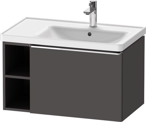 Duravit D-Neo Waschtischunterbau wandhängend Graphit Matt 784x452x440 mm - DE4257010490000