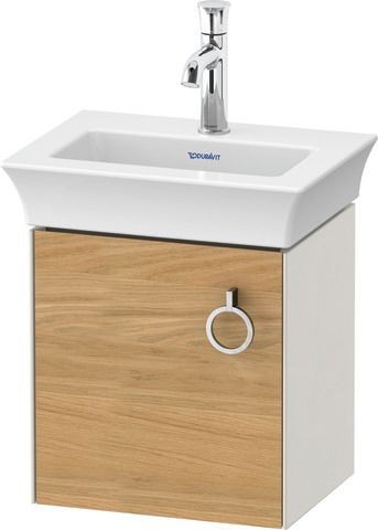 Duravit White Tulip Waschtischunterbau wandhängend Natur Eiche & Nordic Weiß Matt & Seidenmatt 384x2
