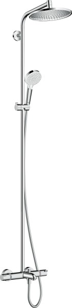 Hansgrohe Showerpipe Crometta S 240 für Wanne chrom mit Thermostat, 27320000