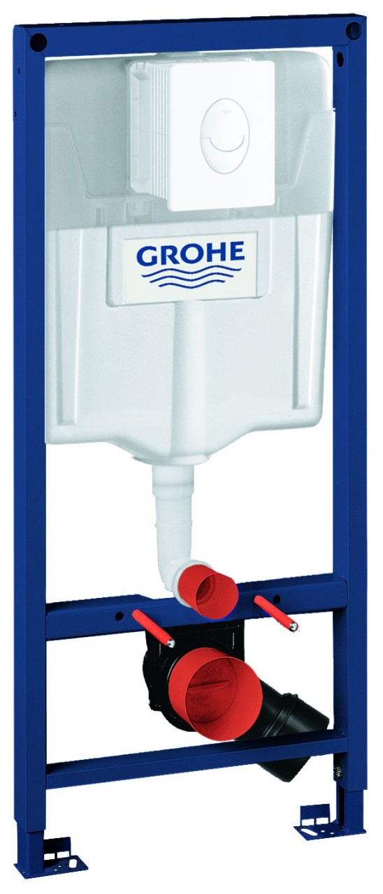 GROHE Rapid SL Set für WC 38764 BH:1,13m SPK GD2 mit Abdeckplatte Skate Air weiß 38764001