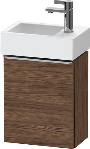 Duravit D-Neo Waschtischunterbau wandhängend Nussbaum dunkel Matt 364x222x440 mm - DE4218L70210000