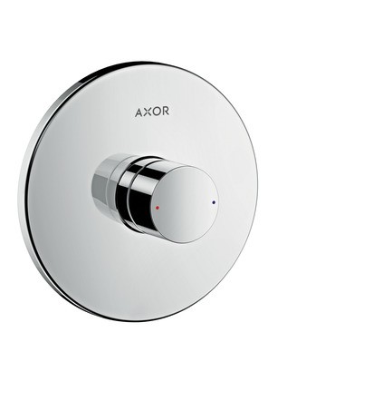 Hansgrohe Brausenmischer Unterputz Axor Uno Fertigset Zerogriff Brushed Nickel, 45605820 , 45605820