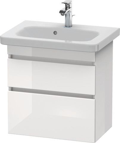 Duravit DuraStyle Waschtischunterbau wandhängend Weiß Hochglanz 580x368x610 mm - DS647902222